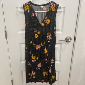 Old Navy floral pattern sleeveless dress